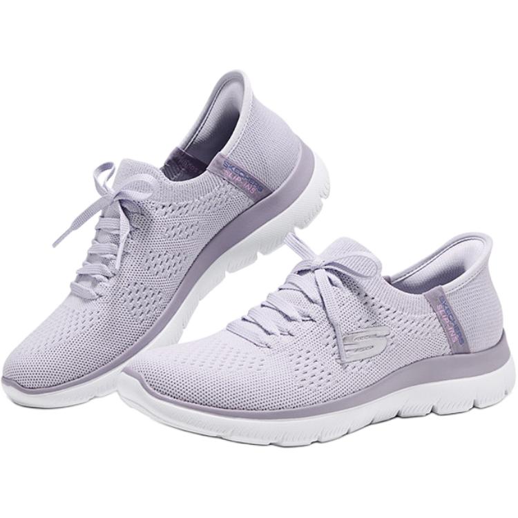 Skechers Womens Casual Low-Top Running Shoes Unisex Sneakers 150263-LAV