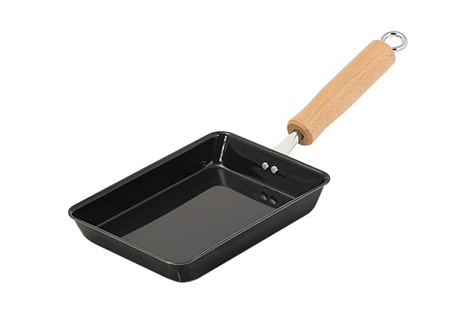 Жаровня для омлета Pearl Metal Iron 12 x IH Bento Box Washo Японского производства Tsubame-Sanjo Сковорода, 19 см, Совместимая, Совместимая, Железо, Черный, HC-1017 чёрный