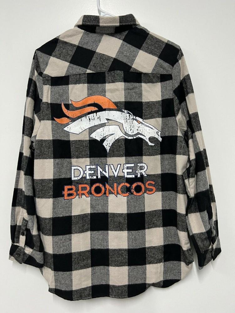 Denver Broncos Flannel Women039s Broncos Shirt S-3X Unisex T-Shirt XXXL