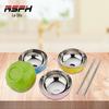 RSFH Stainless Steel Colorful Bowl & Chopsticks Set