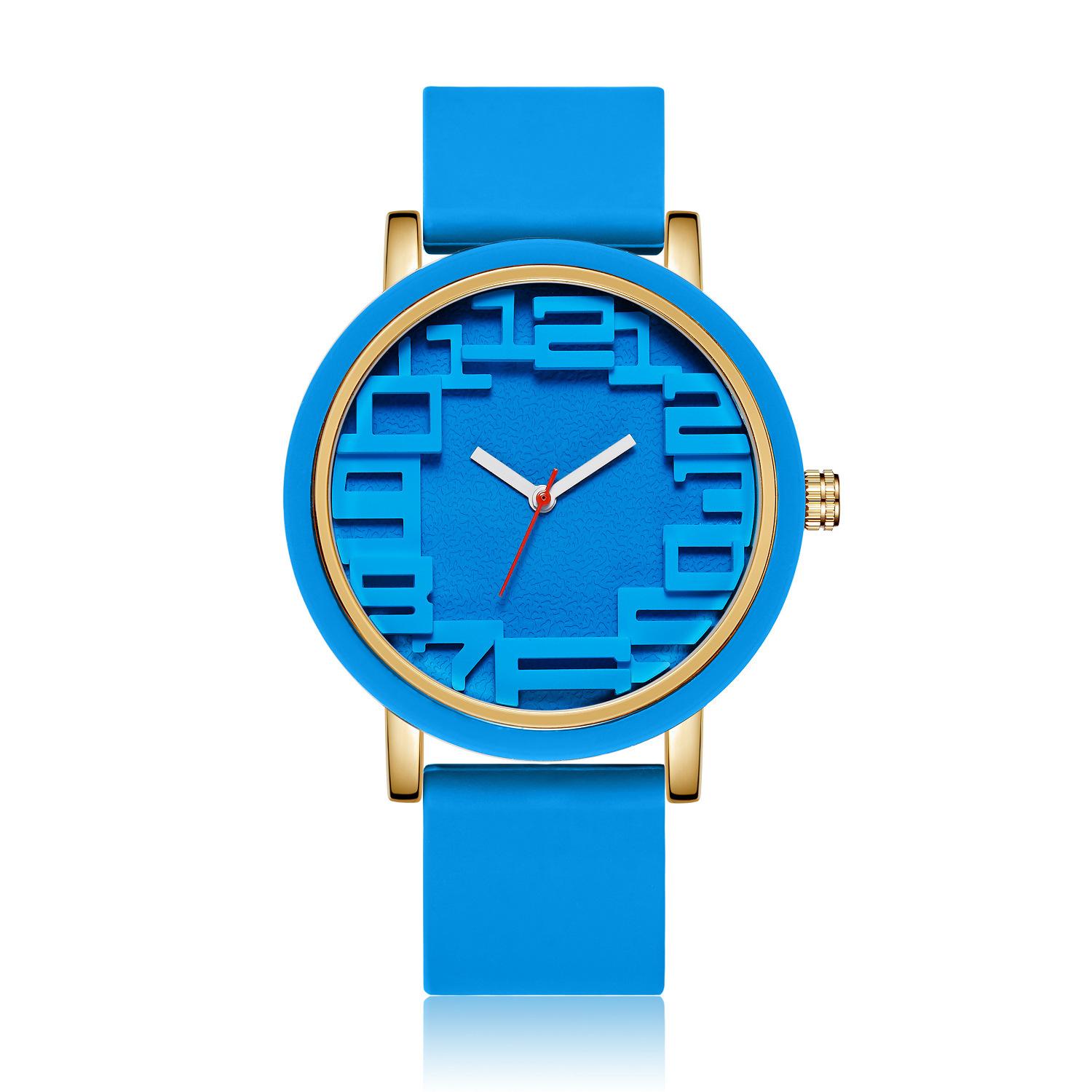 

Новые простые модные повседневные часы силиконовые спортивные кварцевые часы