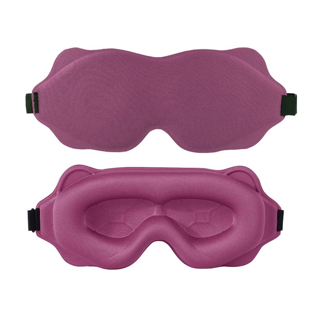 3D Sleep Mask Soft Sleeping Eye Aid Breathable Night Eyeshade for Relaxation And Eye Care Block out Light Travel Sleepmask