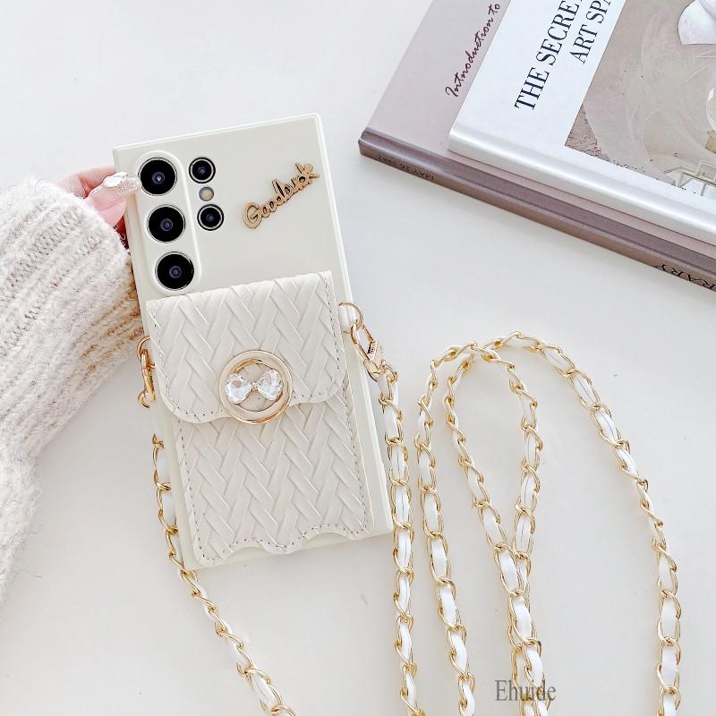 

Card Case for Xiaomi POCO X7 Pro F7 Ultra X6 F6 M6 F8 X5 Mi 15T 14T 13T Metal Leather Strap Crossbody Lanyard Wallet Bag Cover Redmi Note 14 4G