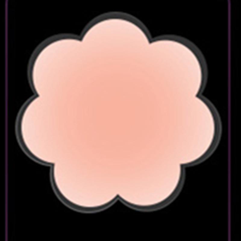 Liquid Silicone Seamless Waterproof Ultra-Thin Flower-Shaped Nipple Covers