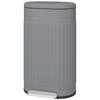 30L Metal Kitchen Bin, with Soft-Close Lid - Grey