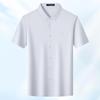 MONTAGUT Men's Summer Silk Blend Short-Sleeve Shirt