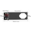 Keyless Cabinet Lock Cabinet Combination Lock Twist Knob Hasp Lock for Kitchen Drawers, Cabinets, Cupboard Enduring