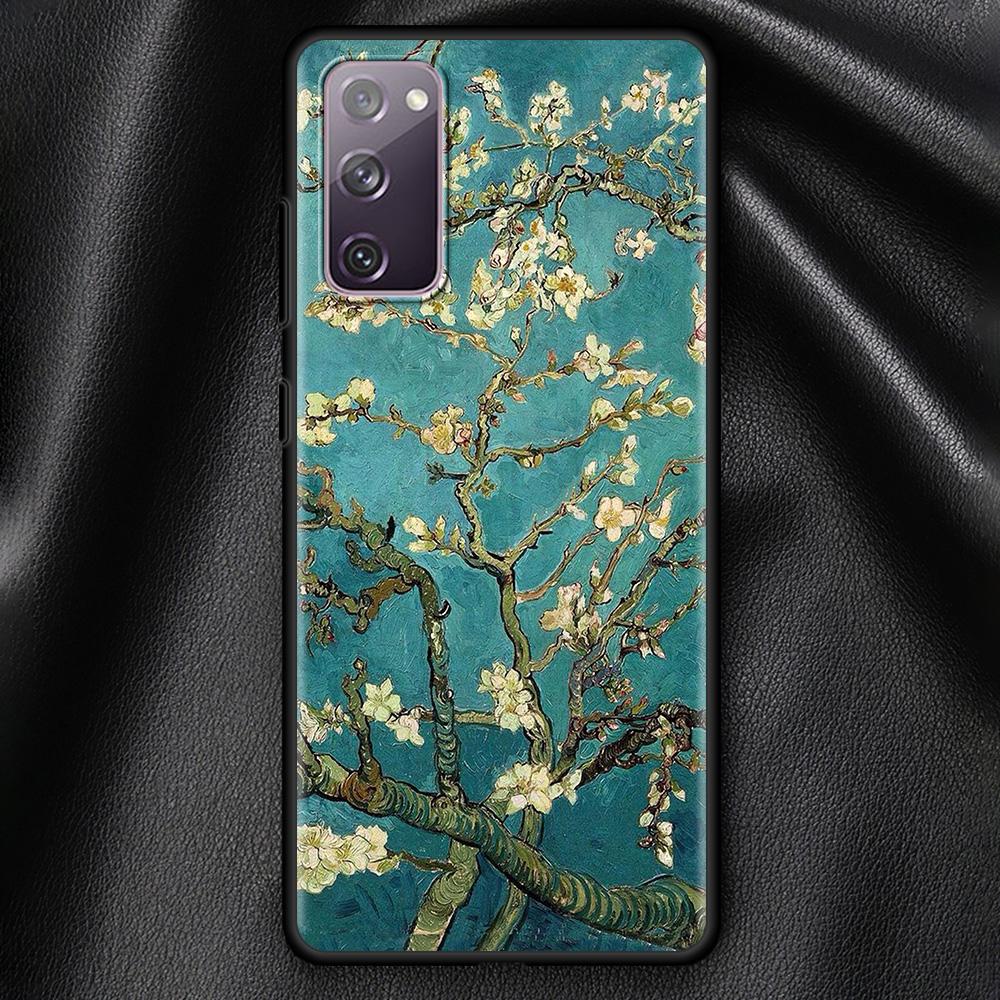 

Силиконовый чехол для Samsung Galaxy S20 FE S21 Ultra S10 Plus, мягкая задняя крышка для телефона S9 S8 S10e S7, чехлы Cas Van Gogh Art Aesthetics Note 10 Plus