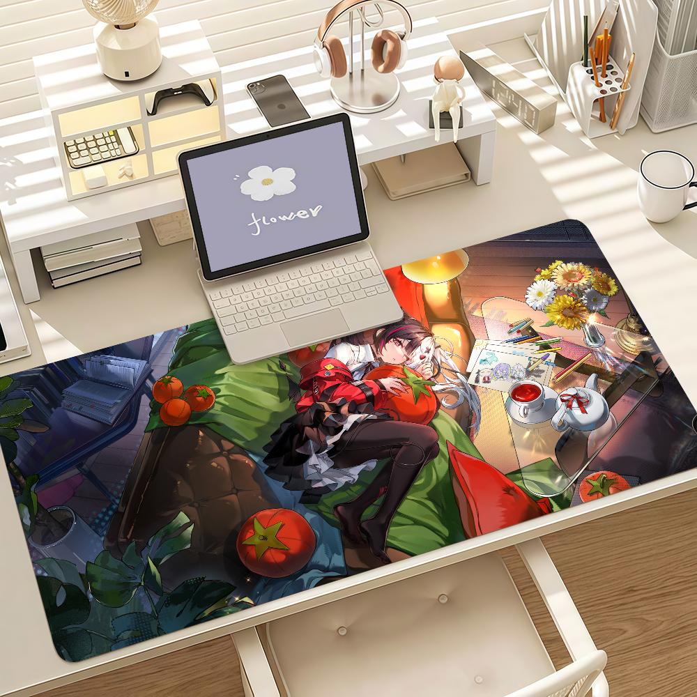 Game NNeverness To Everness Mouse Pad Anti Slip Rubber Edge Locked Thickened Laptop Gaming Desk Mat