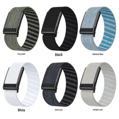 Whoop 5.0 Strap: Elastic Sports Wristband with Titanium Buckle for Heart Rate Monitor Compatibility.