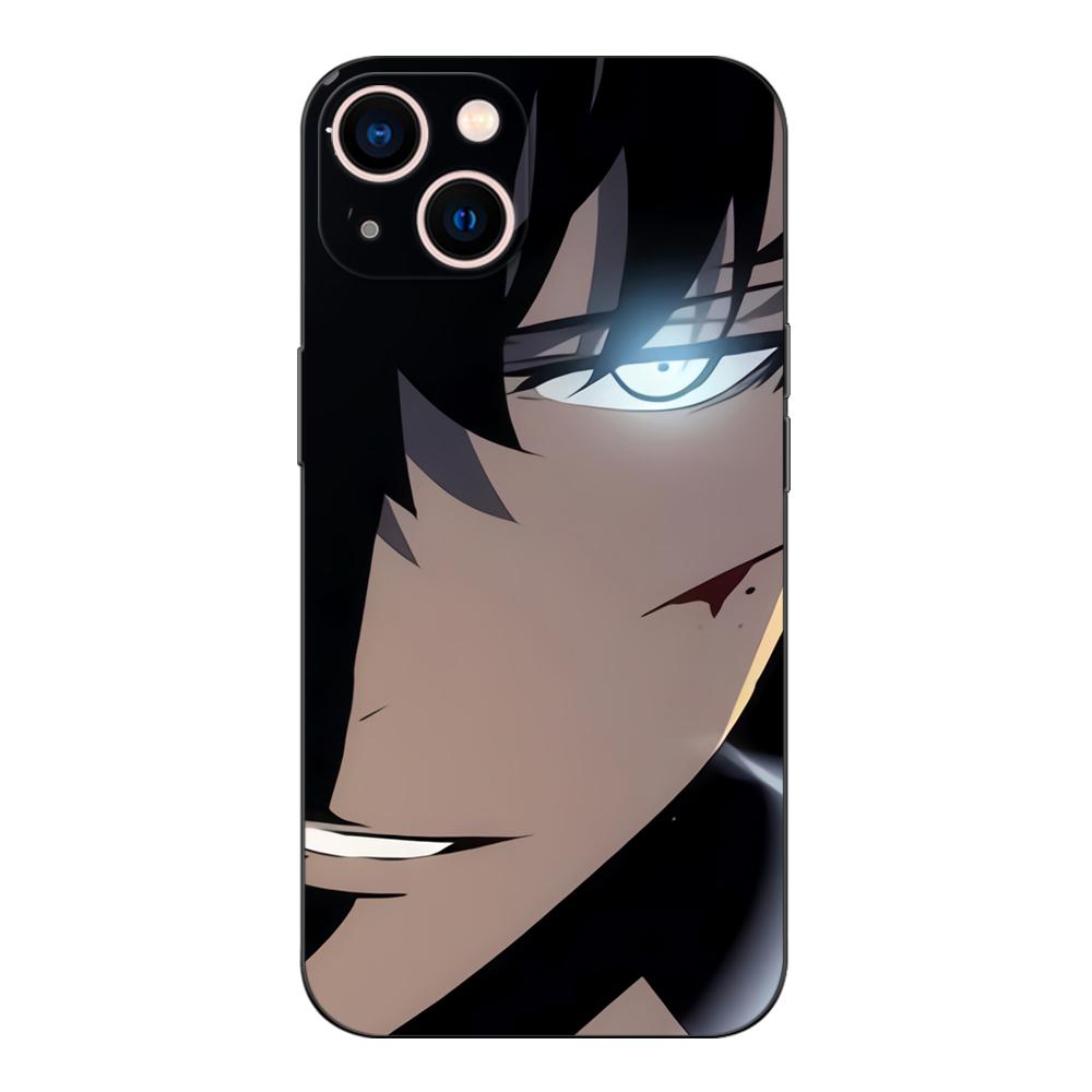 Carcasă neagră TPU pentru OPPO Reno 7 7Z 8 Lite 4G 5G PRO F11 F17 F15 F19 F19S F21 solo leveling Sung-Jin-Woo