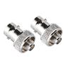 2 Pcs SMA Female To BNC Female Convert Adapter Connector