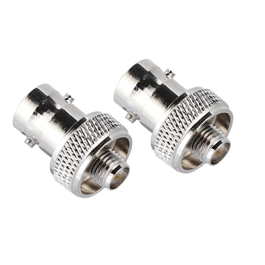 2 Pcs SMA Female To BNC Female Convert Adapter Connector