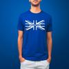 Britische Flagge T-Shirt, Brighton UK England Union Jack Patriotisches Herren Damen T-Shirt