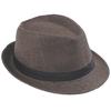 LNPBD Hot Unisex Women Men Fashion Summer Casual Trendy Beach Sun Straw Panama Jazz Hat Cowboy Fedora Hat Gangster Cap