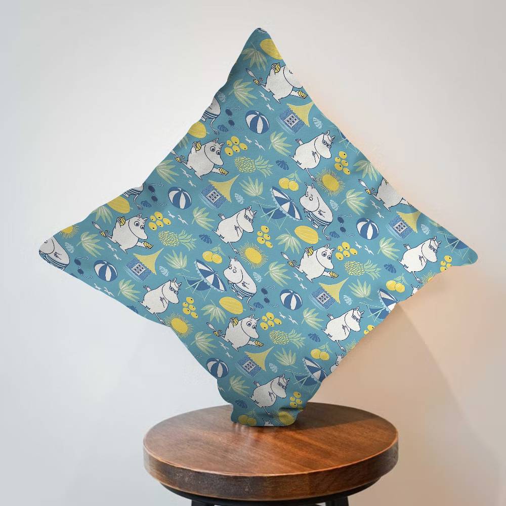 Cartoon M-Moomin Pillow Cover Design cushion Cover decor Holiday Decorati