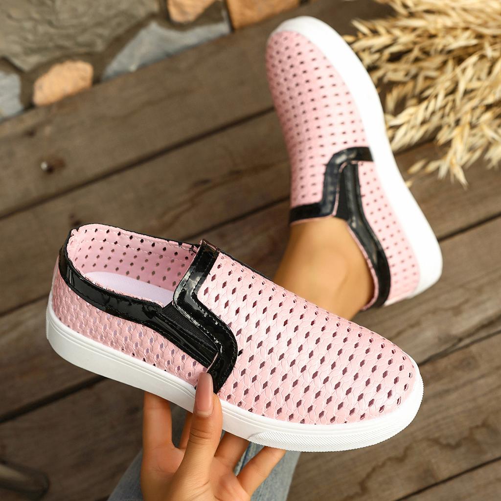 Spring Summer 2026 Fashion Women Slip on Platform Plus Size Shoes for Women 36-43 Flats Sneakers Casual Zapatos De Mujer