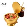 Creative Office Lunch Container Toilet Shaped Ramen Bowl Set, Built-in Drink Cup And Straw Portable Snack Design, Novelty Food Bowl, for Instant