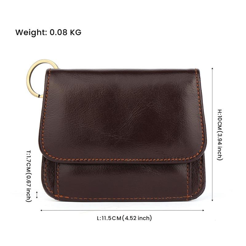New leather women's change bag, multi-card small wallet, clutch bag, mini wallet, retro card bag, bag, female.