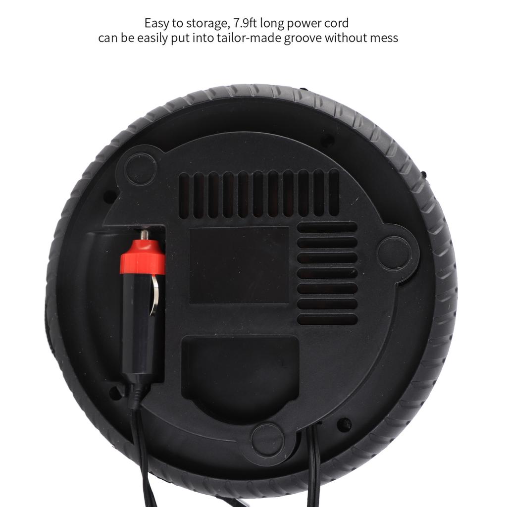 12V Portable Car Air Compressor Pump Visual Tire Pressure Gauge Motorcycle Bike Tyre Inflator