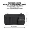 Wheelchair Side Storage Bag Oxford Cloth Durable Lightweight For Armrest Organizer Hanging Bag Walker Stroller Accessories