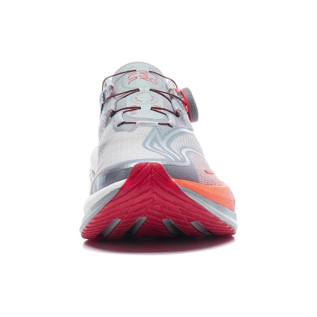 Lining Lijun 7 Pro V2 Non-Slip Wear-Resistant Low-Top Running Shoes Men Running Shoes Gray Orange ARZT009-4