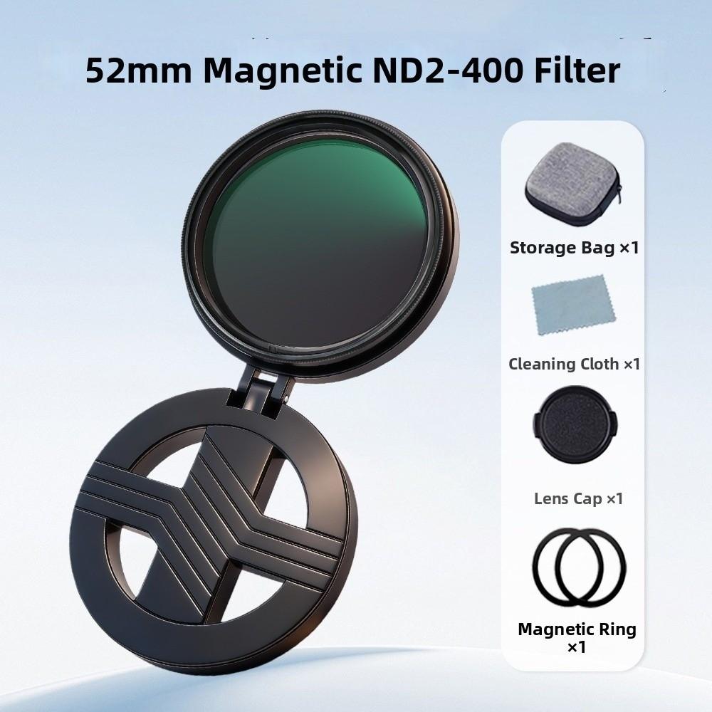 52mm 67mm Magnetic ND Filter Adjustable ND2-400 Phone ND Filter Kit Camera Lens Clip For Vlog