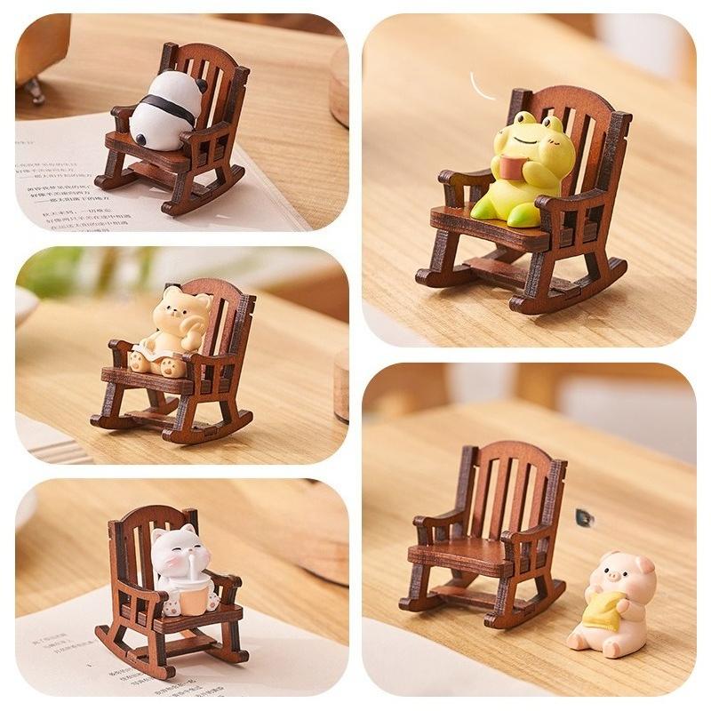 Creative Healing Animal Small Ornament Desktop Office Decompression Decoration Periphery To Send Friends Birthday Gifts Female