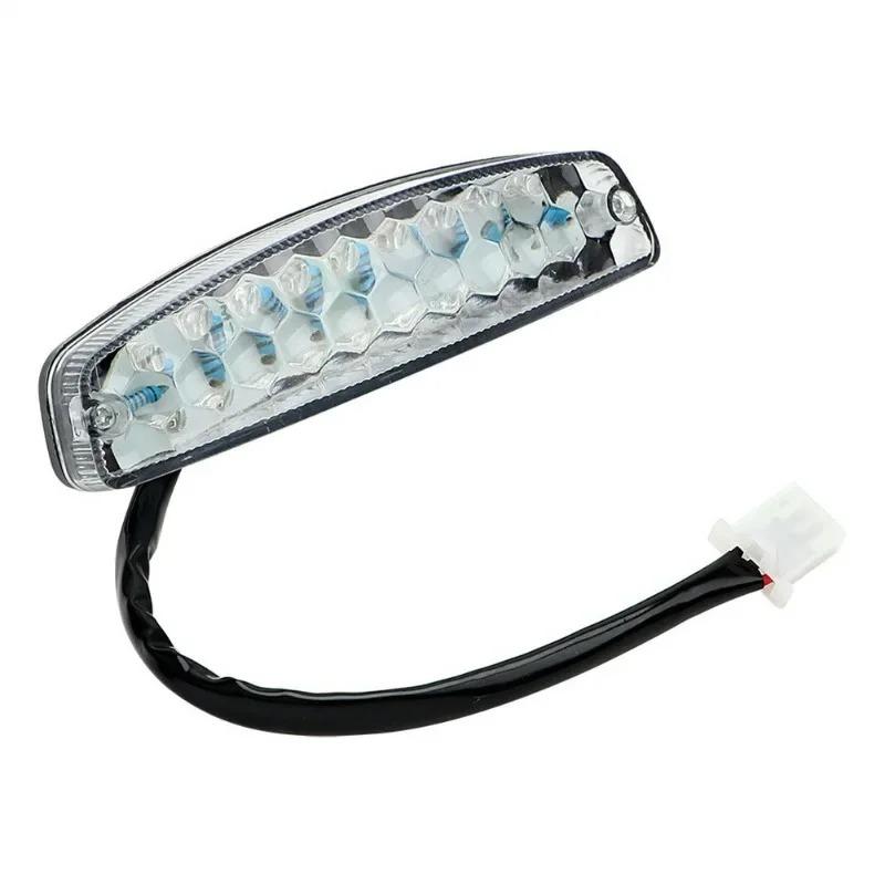 For 12V Lighting ATV Kart Popula Uiz For Moto Tail Brake Lights LED Rear Lights Cafe Racer Indicator Lamp Motorcycle Taillights