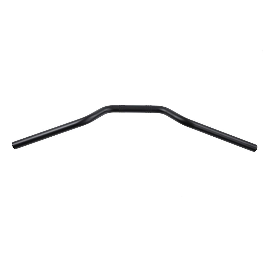 Motorcycle Tracker Handlebars, 22mm Drag Bar Replacement for Chopper Bikes, Black, Compatible with Cruiser and Bobber Bikes