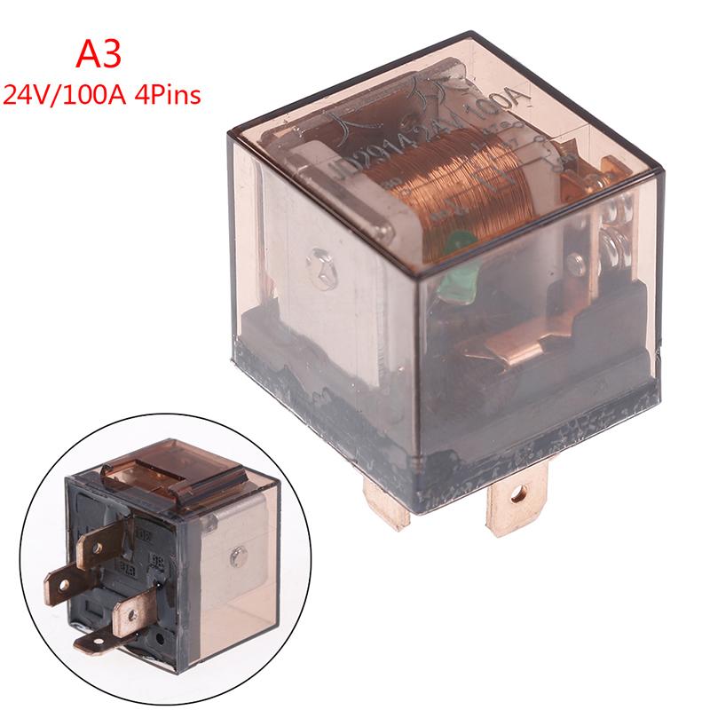 12V/24V 3-Pin 4Pin 5Pin LED Adjustable Car Flasher Flash Relay For Turn Signal Light CF13 80A/100A Automotive Van Boat Relays