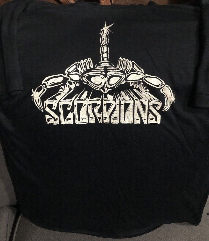 Новая футболка Scorpions 1980-х годов Подарок для фанатов Унисекс S-5XL Футболка UB480 Унисекс Футболка XXL