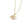 Light Luxury Women's Titanium Steel Floral Clavicle Necklace Set