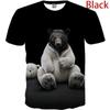 New Men's Short Sleeved T-shirt 3D Printed Animal T-shirt Fun Round Neck Summer Short Sleeved Top