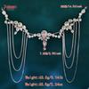 Yula Pan Multilayer Tassel Forehead Hair Chain, Bridal Wedding Hairband.
