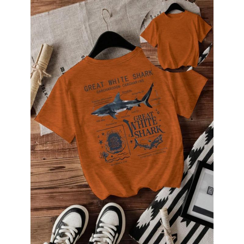 Women's Shark New Short-sleeved Fashion T-shirt