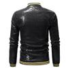 Men's Loose Sequin Dance Suit Zip Cardigan Jacket