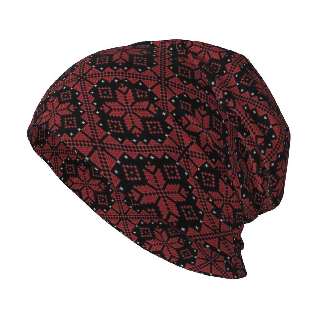 Palestinian Style Warm and Soft Knitted Hat Lightweight Casual Hat Loose Chemotherapy Cap Cancer Patient Headwear Gift