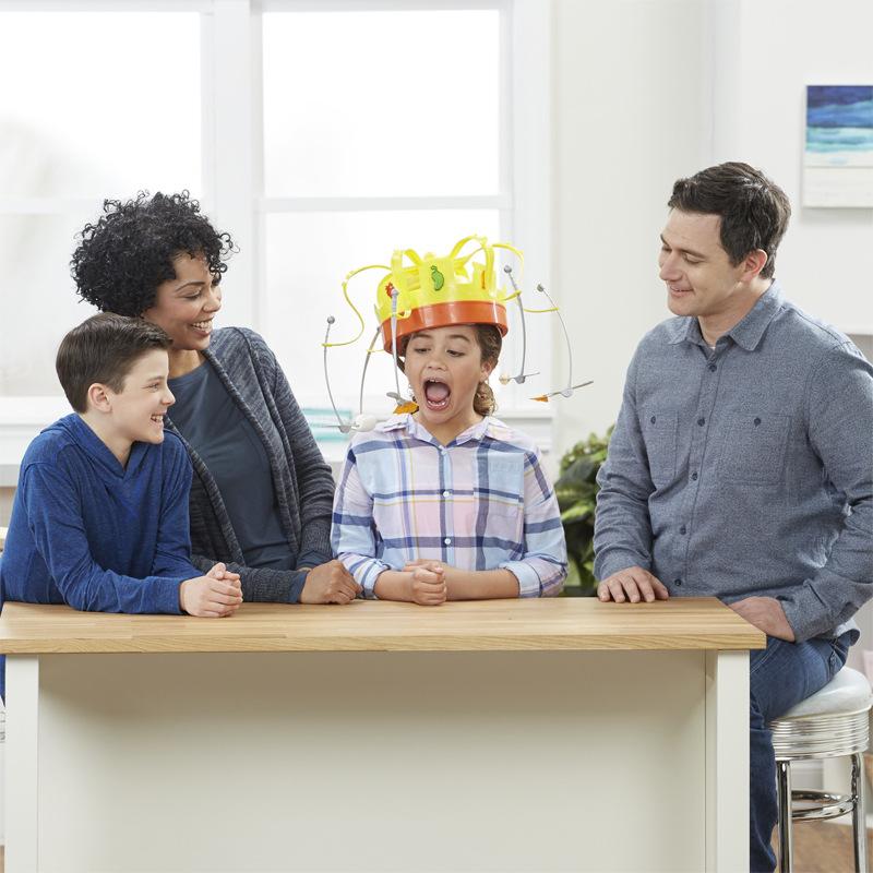 Chow Crown Cappello Cibo Divertente Scherzo Festa Bolla Granchio Accessorio Festa Gioco Giocattolo Giochi Interazione Genitore-Figlio per Festa Bambino Regalo di Compleanno
