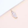 Electroplated Natural Shell Conch Scallop Pendant for DIY Necklace & Bracelet Jewelry