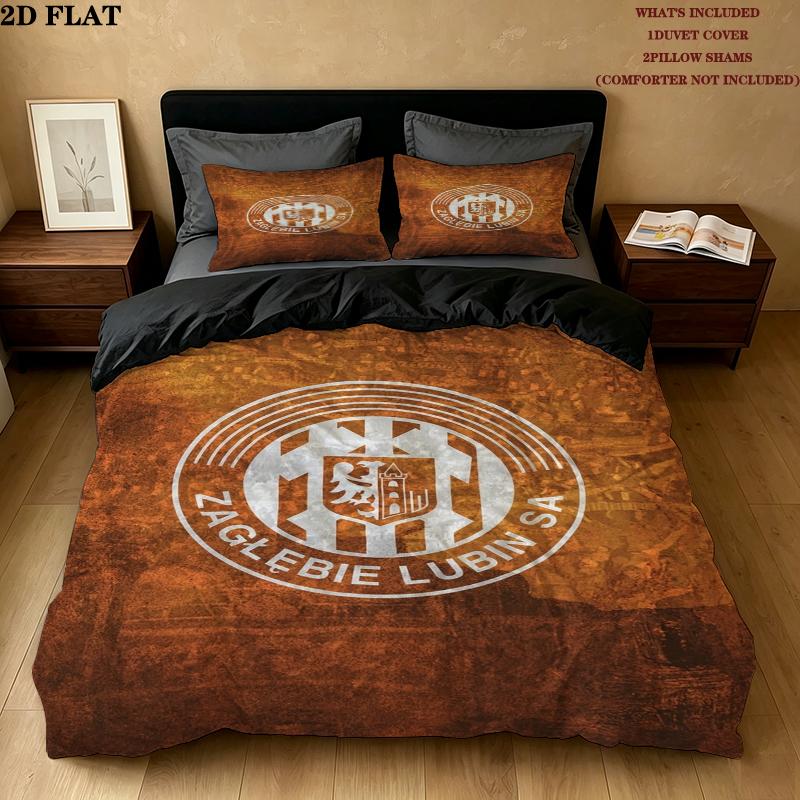 Zagbie Lubin Pattern Bedding uilt Set uilt Cover Pillowcase Home Decoration Birthday Gift (1 * duvet cover + 2 * pillowcase without core)