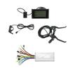 22A Electric Bicycle Conversion Kit JN22A Controller S900 Panel Brake Handle and Thumb Throttle for 500W Motor