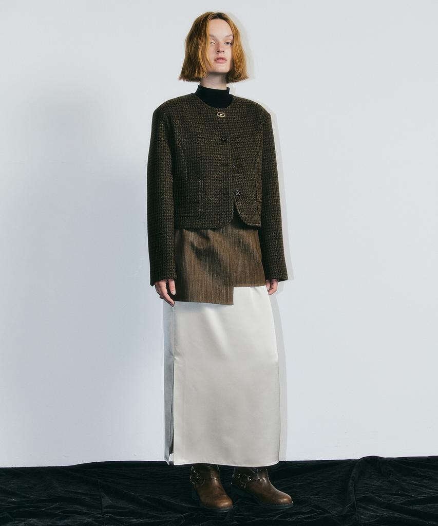 Aeditem Poche Tweed Jacket - Brown
