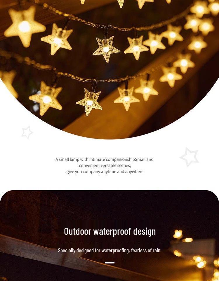 LED Solar Bubble Ball String Lights for Outdoor Ambiance