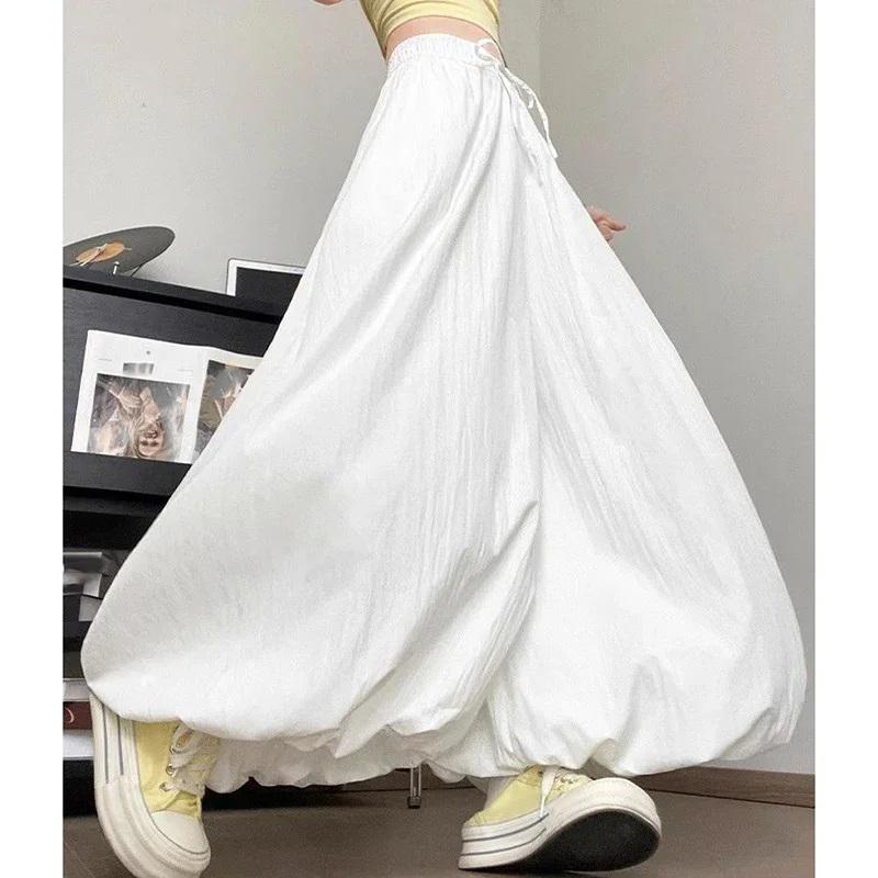 Mädchen Koreanische Mode Weite Hosen Schicke Designer High Waist Hosen Damen Baggy Dünne Lässige Tägliche Hose