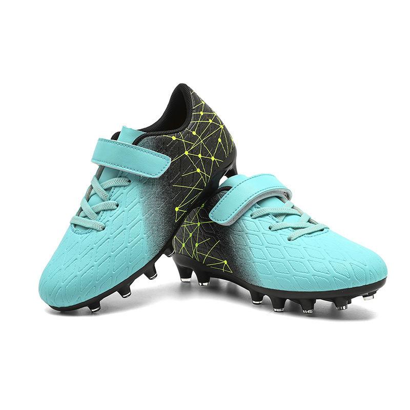 Large size football shoes men and women children broken nails tf artificial turf AG nails leather feet school game training shoes children