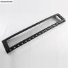 Front Upper Middle Grille Mesh Frame Panel Cover Trim For Toyota Land Cruiser Prado 250 LC250 2024 2025 ABS Chrome Accessories
