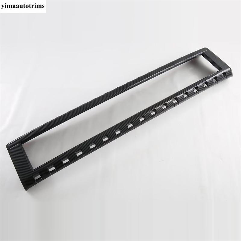 Front Upper Middle Grille Mesh Frame Panel Cover Trim For Toyota Land Cruiser Prado 250 LC250 2024 2025 ABS Chrome Accessories