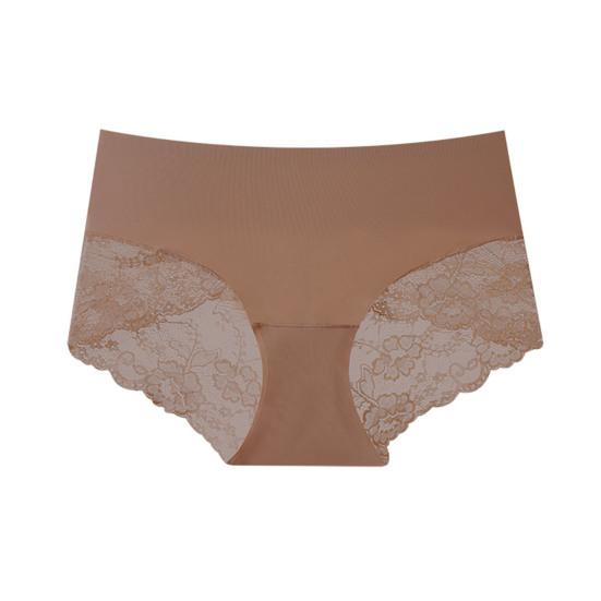 Cotton Underwear for Women Sexy Lace Stretch Hipster Panties High Waisted Seamless Soft Bikini Briefs