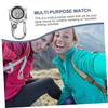 BESPORTBLE 1-Piece Outdoor Carabiner Watch for Mountaineering, Multifunctional and Practical